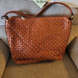 SOLD!! Patricia Nash Limited Edition Discovery Signature woven leather hobo